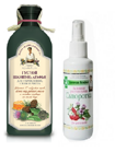 BA - Aktívna rastlinná srvátka pre rast vlasov + 17 bylinný hustý šampón na posilnenie a rast vlasov