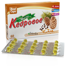 Cédrový olej Realcaps v kapsuliach - 60 kapslí 