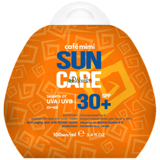 Cafe mimi - vodeodolný krém na opaľovanie s SPF 30+, záruka do 12.2023