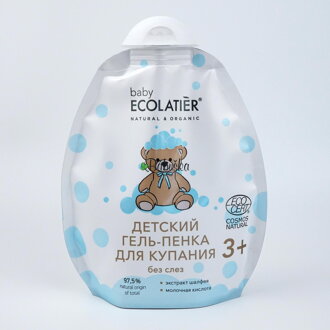 Ecolatier - Detský penový gél na kúpanie 3+ "Bez sĺz" 250 ml záruka do 8.2023