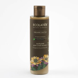 Ecolatier - balzam "Hladkosť a krása" na suché vlasy s extraktom z kaktusu 