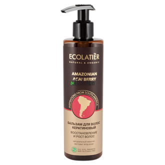 Ecolatier - obnovujúci balzam na vlasy s keratínom a amazónskými bobulami acai