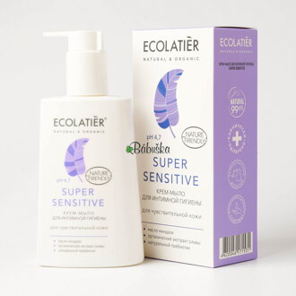 Ecolatier - krémový gél na intímnu hygienu "Super sensitive". Záruka do konca októbra 2022