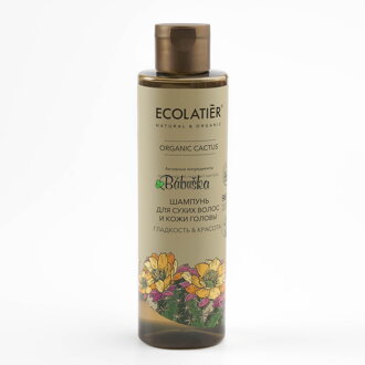 Ecolatier - šampón "Hladkosť a krása" na suché vlasy s extraktom z kaktusu 
