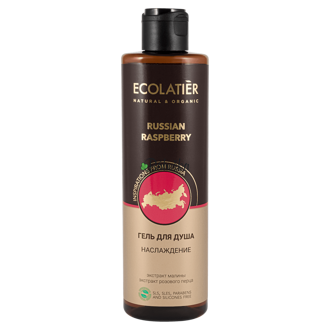 Ecolatier - hydratačný sprchový gél s výťažkom z Ruských malín 