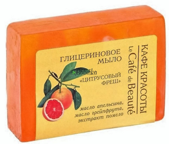 Glycerínové mydlo Le Café de Beauté - Citrusový fresh 100 g