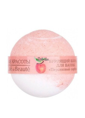 Le Cafe de Beaute - šumivá guľa do kúpeľa - broskyňa 120 g