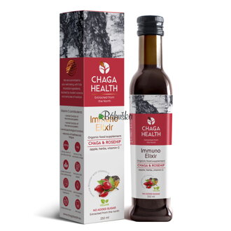 Immuno Elixir Čaga & Šípka 250 ml.záruka do 01.10.2023