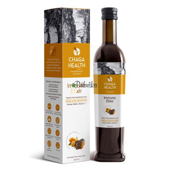 Immuno Elixir Čaga & Rakytník 500ml záruka do 04.10.23