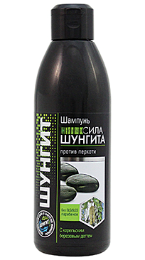 Šungitový šampón proti lupinám s karelským šungitom a brezovým dechtom 330 ml