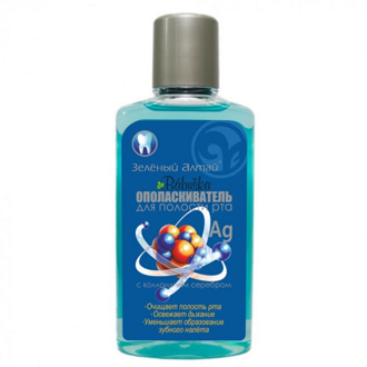 Ústna voda "Green Altaj" s koloidným striebrom 250 ml.  