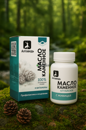 Kamenný olej s cédrovou živicou 30 kapsúl