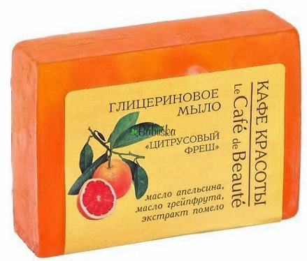 Glycerínové mydlo Le Café de Beauté - Citrusový fresh 100 g