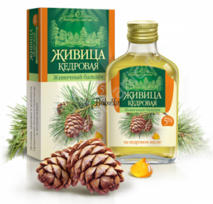 Altajský - Cédrový olej s cédrovou živicou 5% 100 ml. 