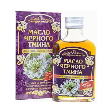 100% olej ze semen černého kmínu 100 ml.