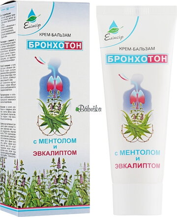 Elixír - Krém-balzam 'Bronchoton' s mentolom a eukalyptom 75ml