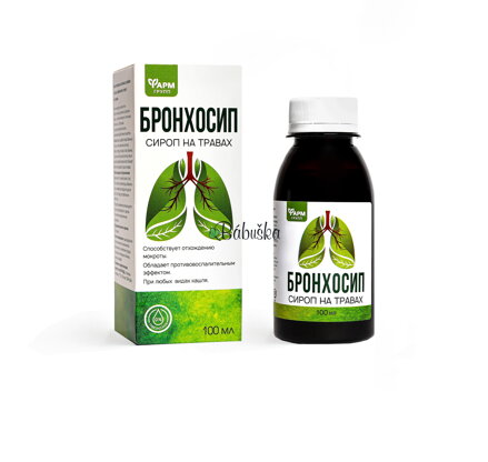 Bronchosip bylinný sirup, 100ml.