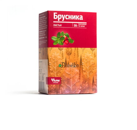 Brusnica pravá – list 50g 