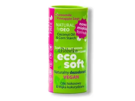 ECO SOFT  Prírodný deodorant Herbal Garden  ,,Ananásová šalvia a harmanček,,
