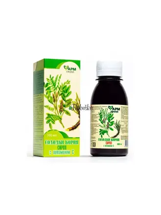 Sladké drievko bylinný sirup 100ml.