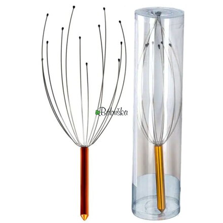 Antistresový masážny prístroj na hlavu