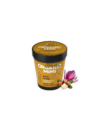 Organic Mimi - Maska na posilnenie a obnovu vlasov bambucké maslo a magnólia 200ml
