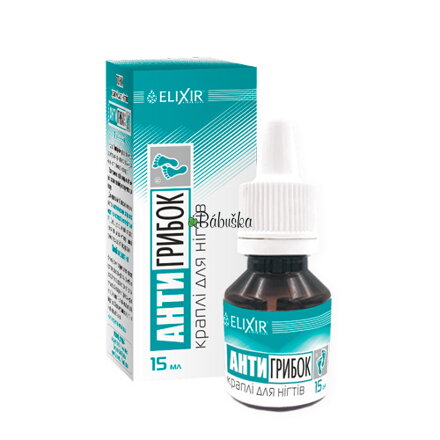 Elixír- protiplesňové ,,Antifungálne,, kvapky na nechty 15ml