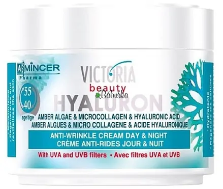 Victoria Beauty Krém na tvár s jantárovými riasami a mikrokolagénom od 40-55rokov , 50ml