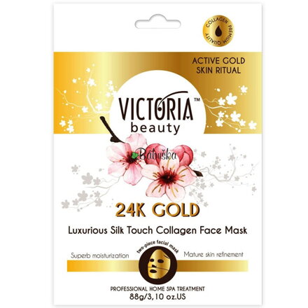 Victoria Beauty-Kolagénová pleťová maska s ​​24K zlatom 