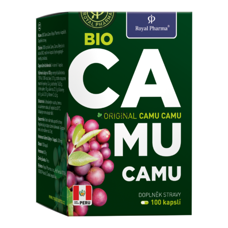 BIO Camu Camu - prírodný zdroj vitamínu C - 100 kapslí. Záruka do 29.12.2022 BIO Camu Camu - prírodný zdroj vitamínu C - 100 kapslí. Záruka do 29.12.2022