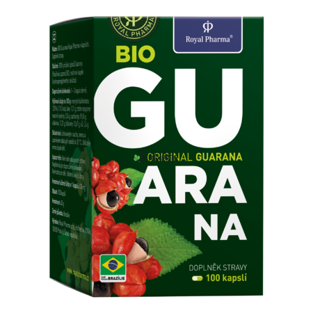 BIO Guarana - doplnok energie - 100 kapslí