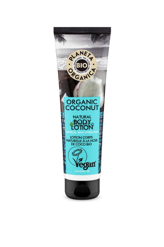 Planeta Organica - Organické telové mlieko s kokosovým olejom. DOPREDAJ!