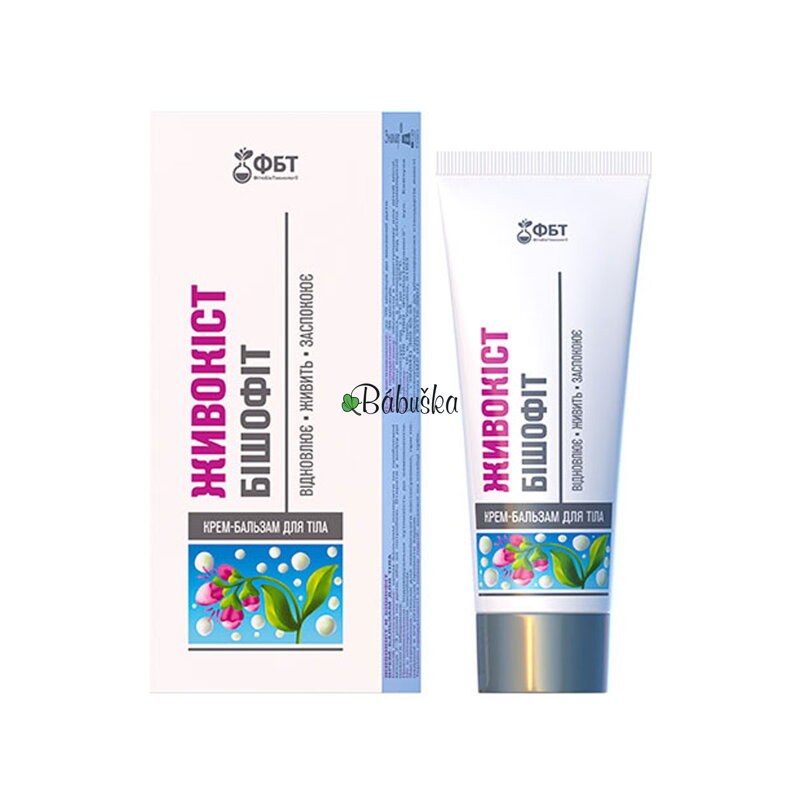 FBT - Telový krém-balzam Živokosť a Bishofit 75 ml 