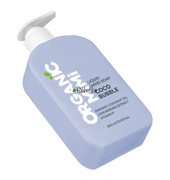 Organic Mimi - Tekuté mydlo na ruky ,,Kokos a citrónová tráva,, 300ml