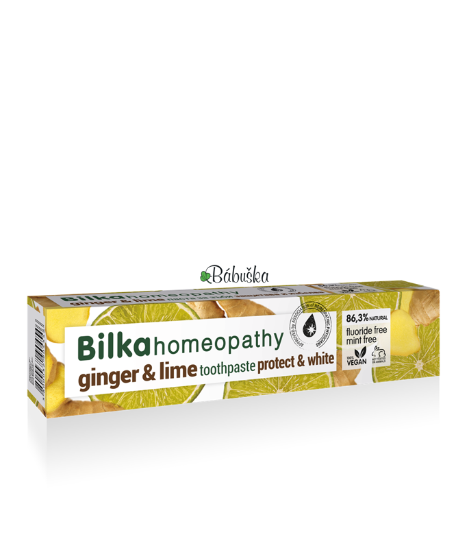Bilka Homeopathy Zubná pasta Zázvor + Limetka 75 ml