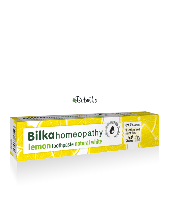 Bilka Homeopatická zubná pasta "Lemon" 75 ml 