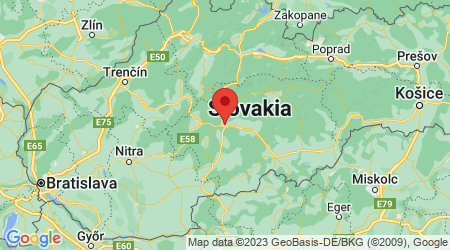 Google map: Horná 27 Banská Bystrica